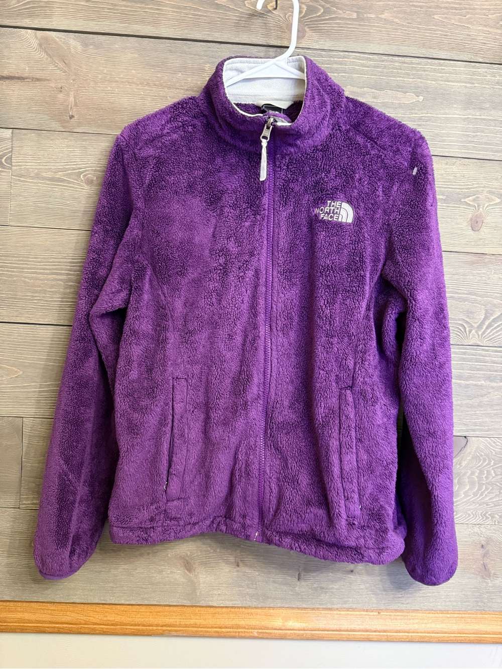 The North Face Purple Fleece Full Zip Jacket Women’s